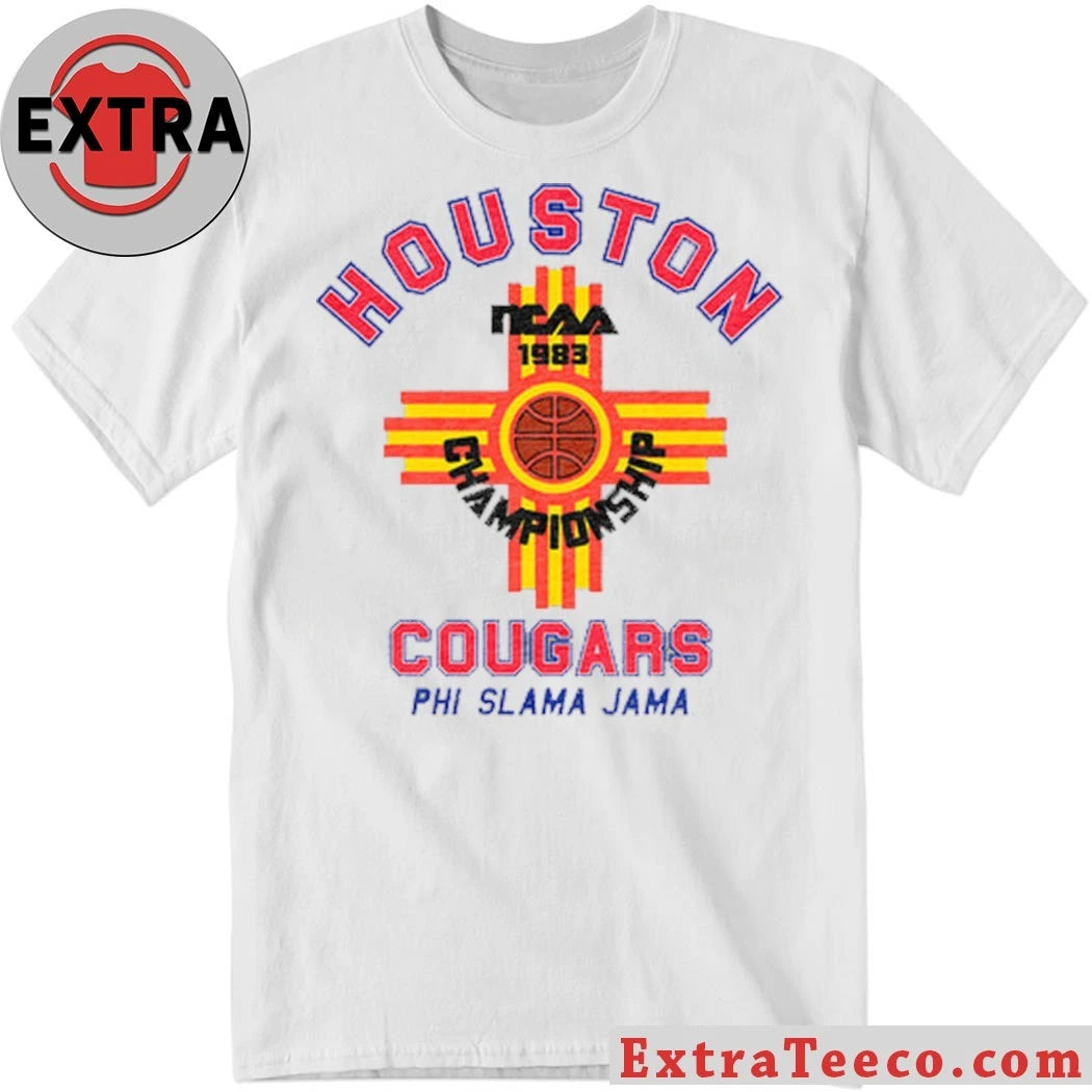 Official Houston Cougars NCAA ’83 Championship Cougars Phi Slama Jama Final Four Heritage Logo Shirt