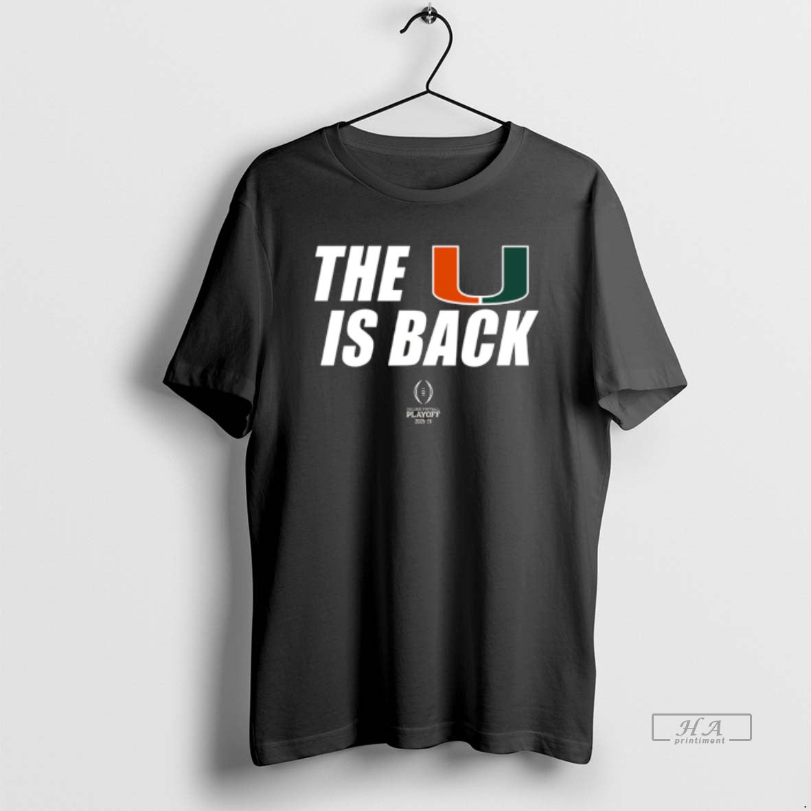 Official Hurricanes The U Is Back Black Men Teemoonley Men T-Shirts, Hoodie, Sweatshirt | PodTeesHub.com