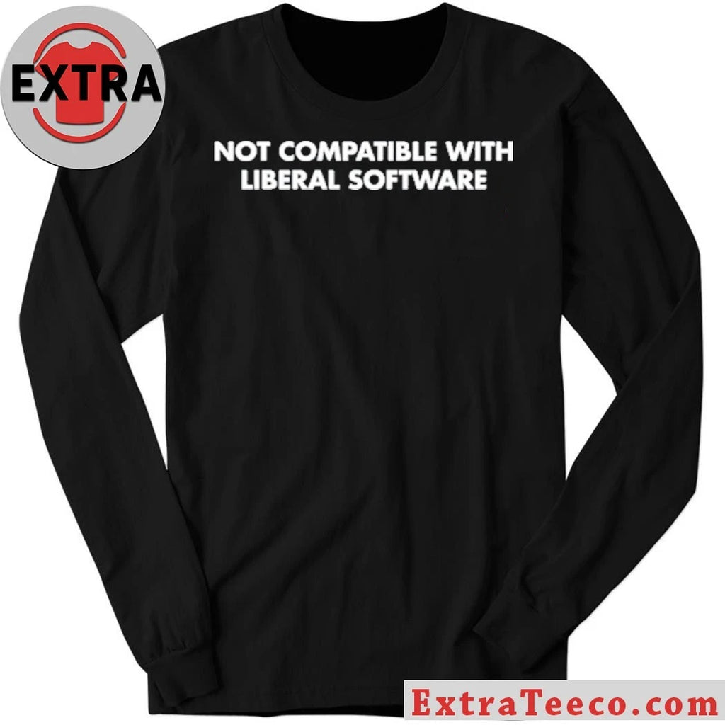 Official Hustlewithjones Not Compatible With Liberal Softwave Shirt