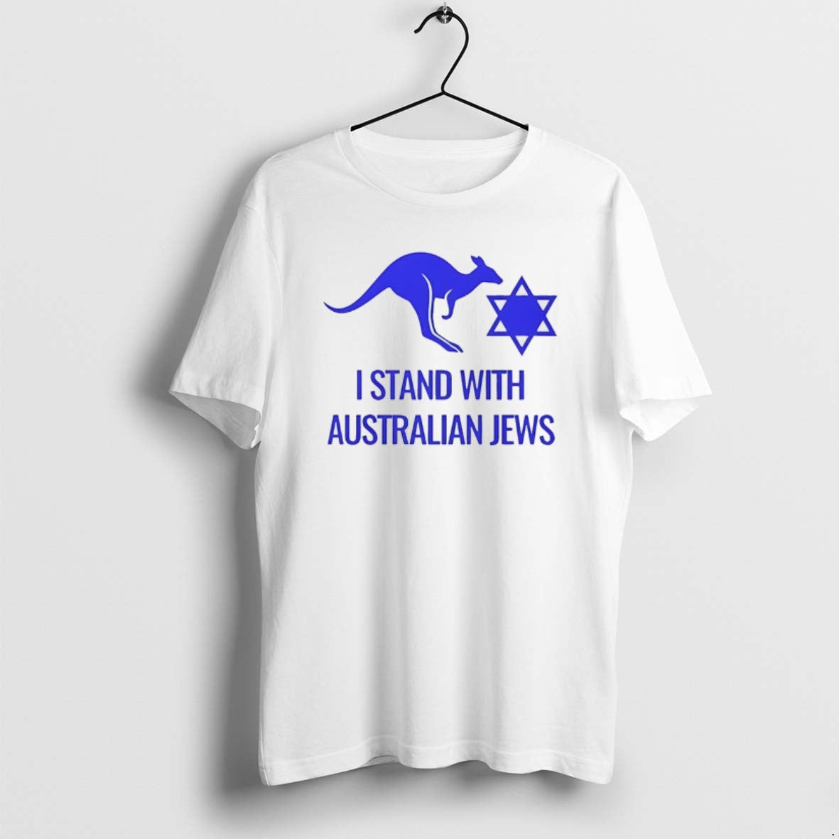 Official I Stand With Australian Jews For Bondi Australia Kangaroo Logo T-Shirts, Hoodie, Sweatshirt | PodTeesHub.com