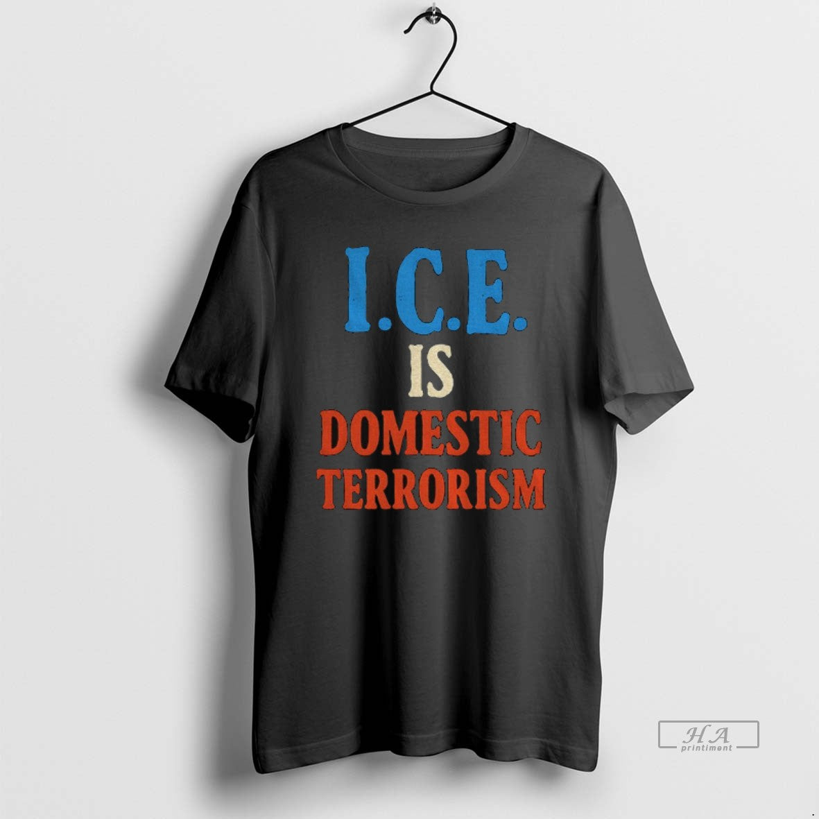 Official Ice Is Domestic Terrorism Abolish Ice Anti Trump Political T-Shirts, Hoodie, Sweatshirt | PodTeesHub.com