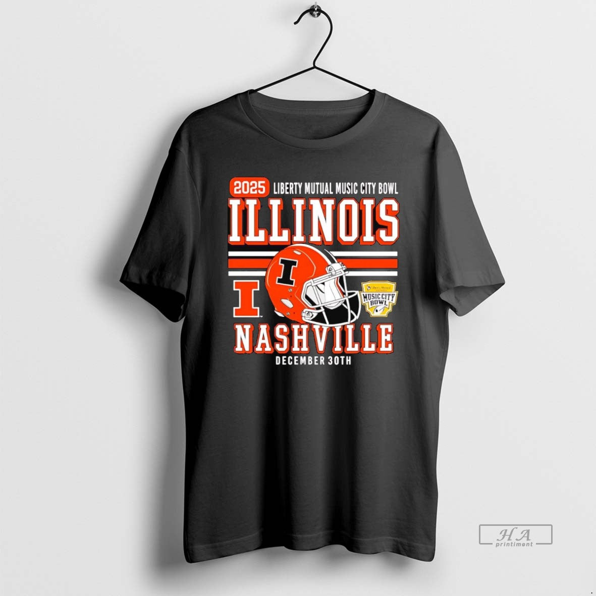 Official Illinois Fighting Illini 2025 Liberty Mutual Music City Bowl Nashville T-Shirts, Hoodie, Sweatshirt | PodTeesHub.com