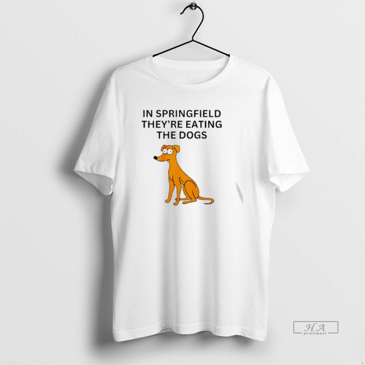 Official In Springfield Theyre Eating The Dogs T-Shirts, Hoodie, Sweatshirt | PodTeesHub.com