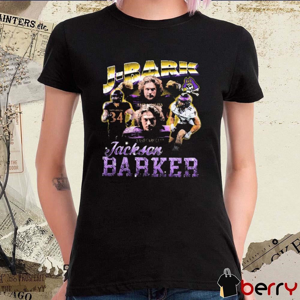 J-Bark Jackson Barker East Carolina Pirates Vintage Retro Graphic t-shirt