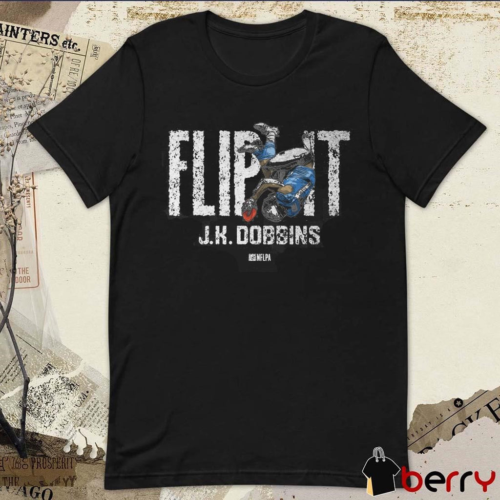 J.K. Dobbins Flip It Los Angeles Chargers t-shirt