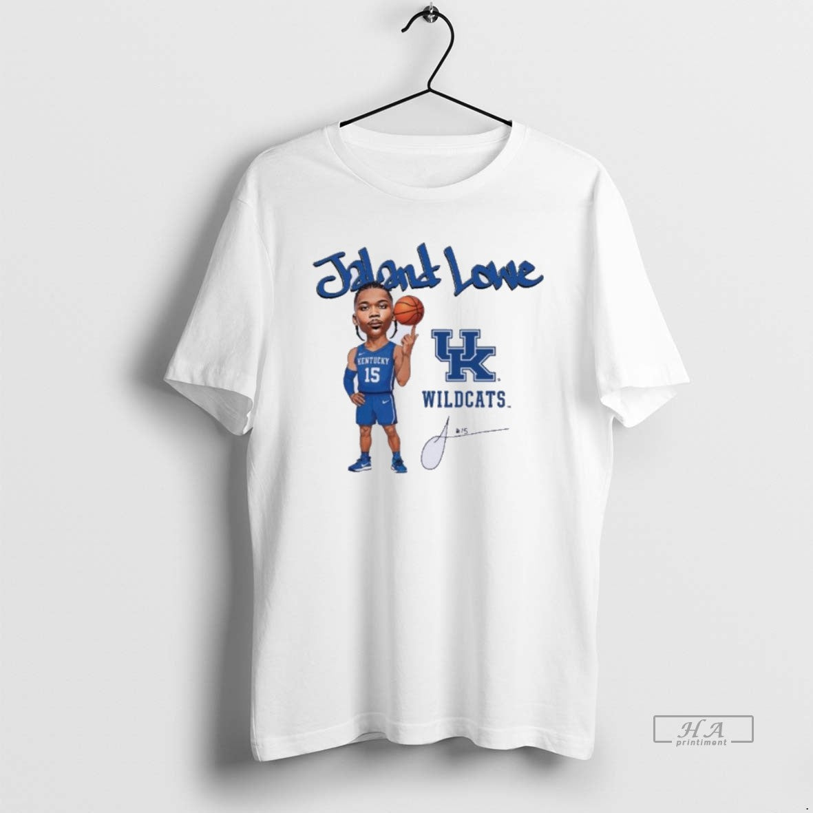Official Jaland Lowe Uk Wildcats Caricature T-Shirts, Hoodie, Sweatshirt | PodTeesHub.com