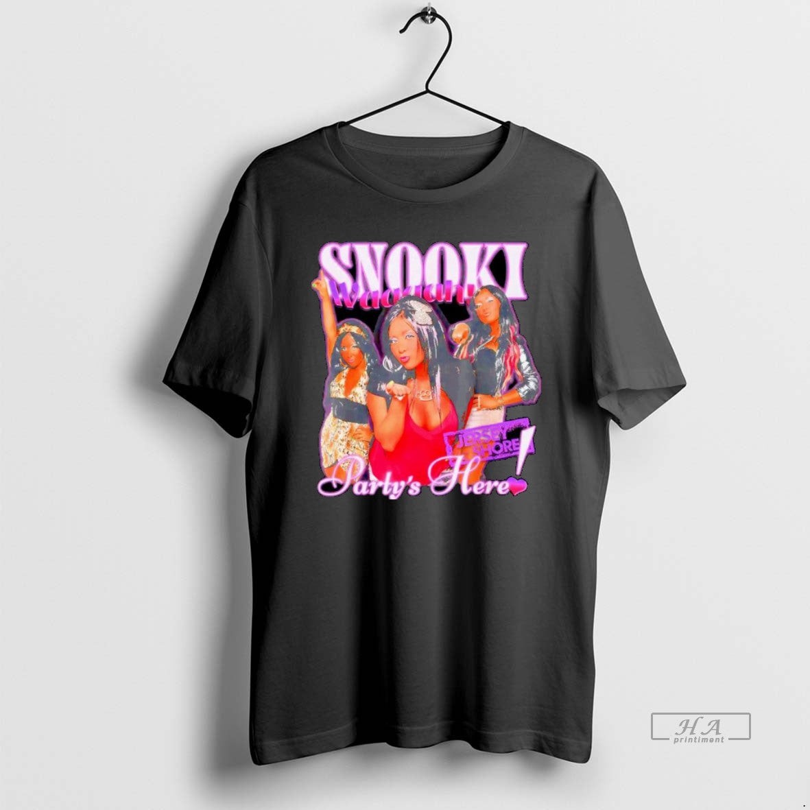 Official Jersey Shore Partys Here Snooki T-Shirts, Hoodie, Sweatshirt | PodTeesHub.com