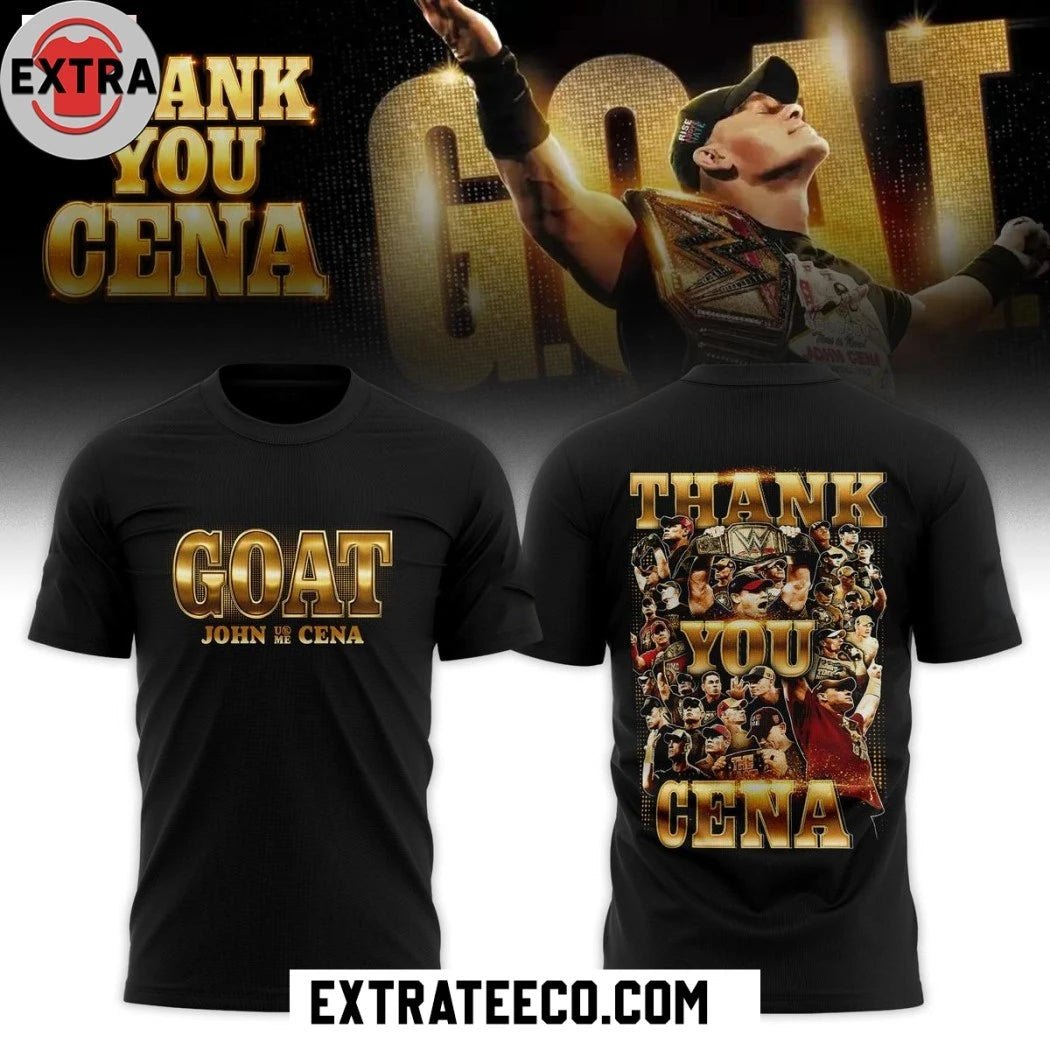 Official John Cena Thank You Goat John In Cena Hoodie Shirt