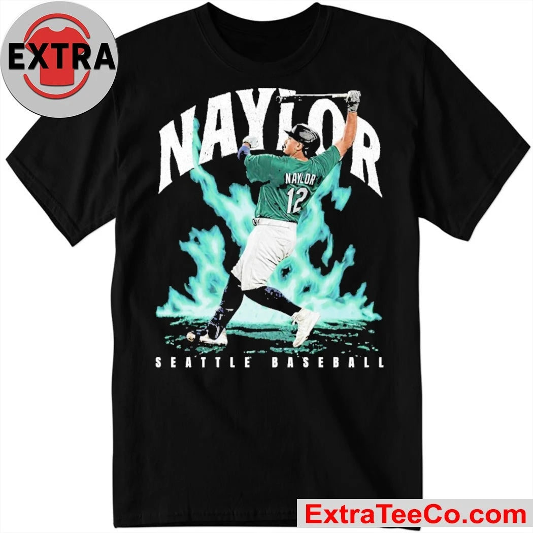 Official Josh Naylor Diamond Caricature Seattle Baseball T-Shirt