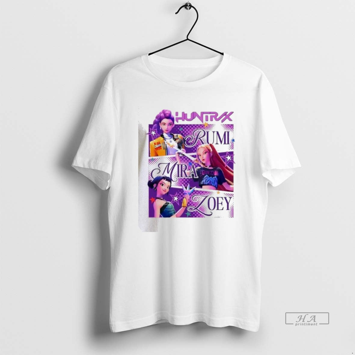 Official K Pop Demon Hunters Rumi Mira And Zoey T-Shirts, Hoodie, Sweatshirt | PodTeesHub.com