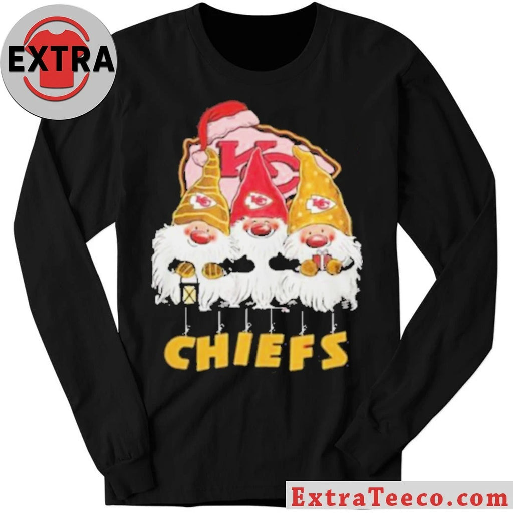 Official Kansas City Chiefs Gnomes Christmas Shirt