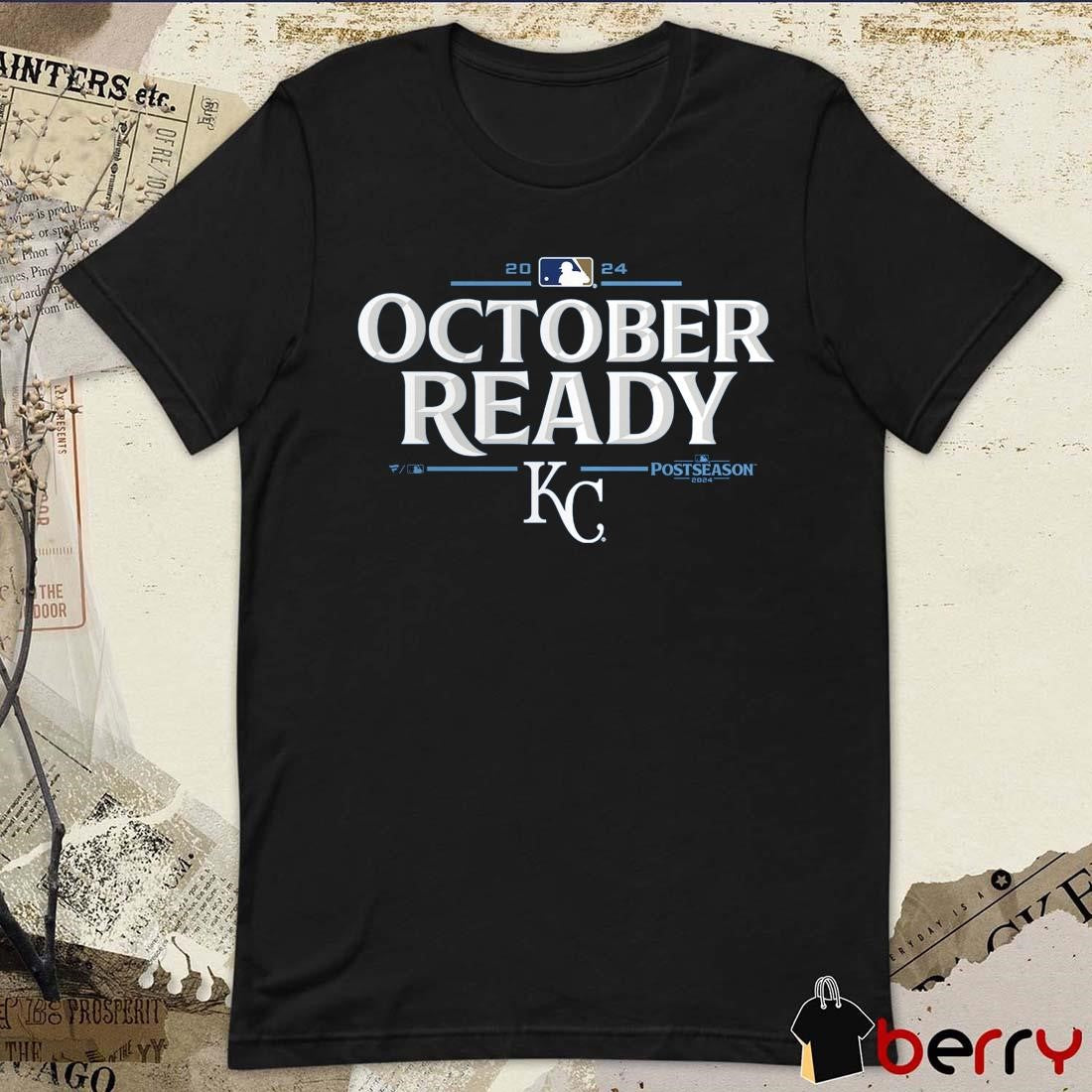 Kansas City Royals Royal 2024 MLB October Ready Postseason Locker Room t-shirt