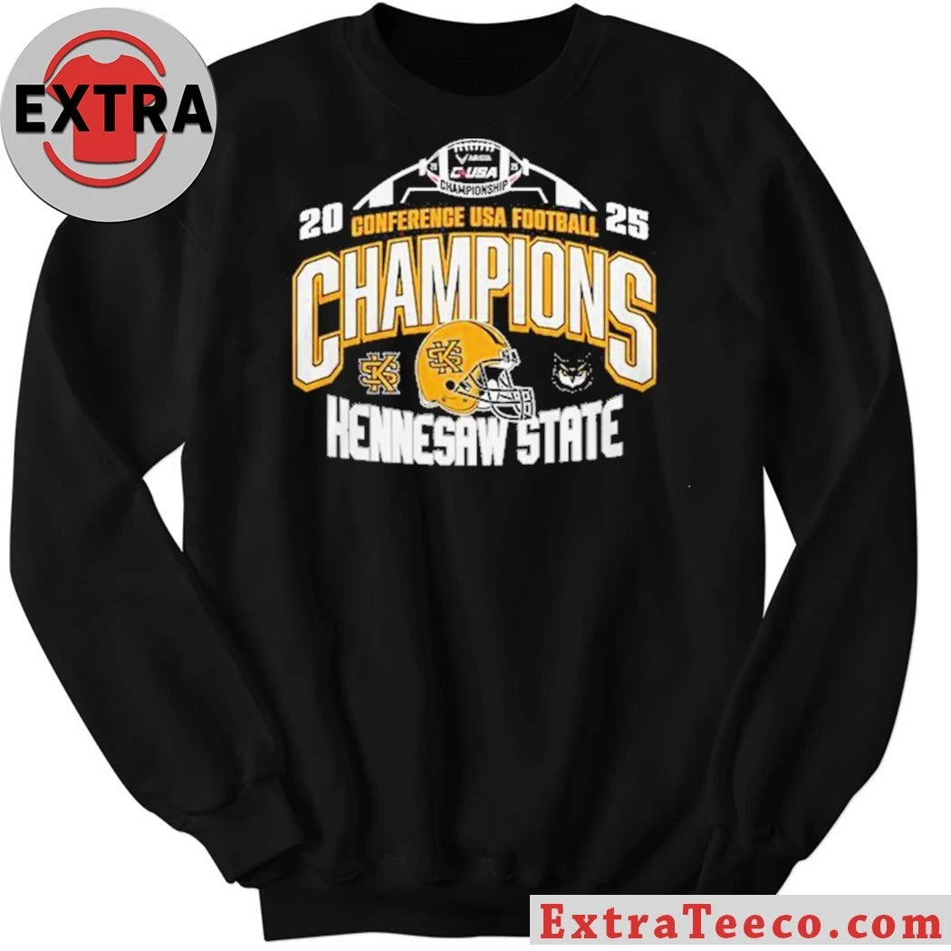 Official Kennesaw State Owls 2025 Conference USA Champions 2025 Football Shirt