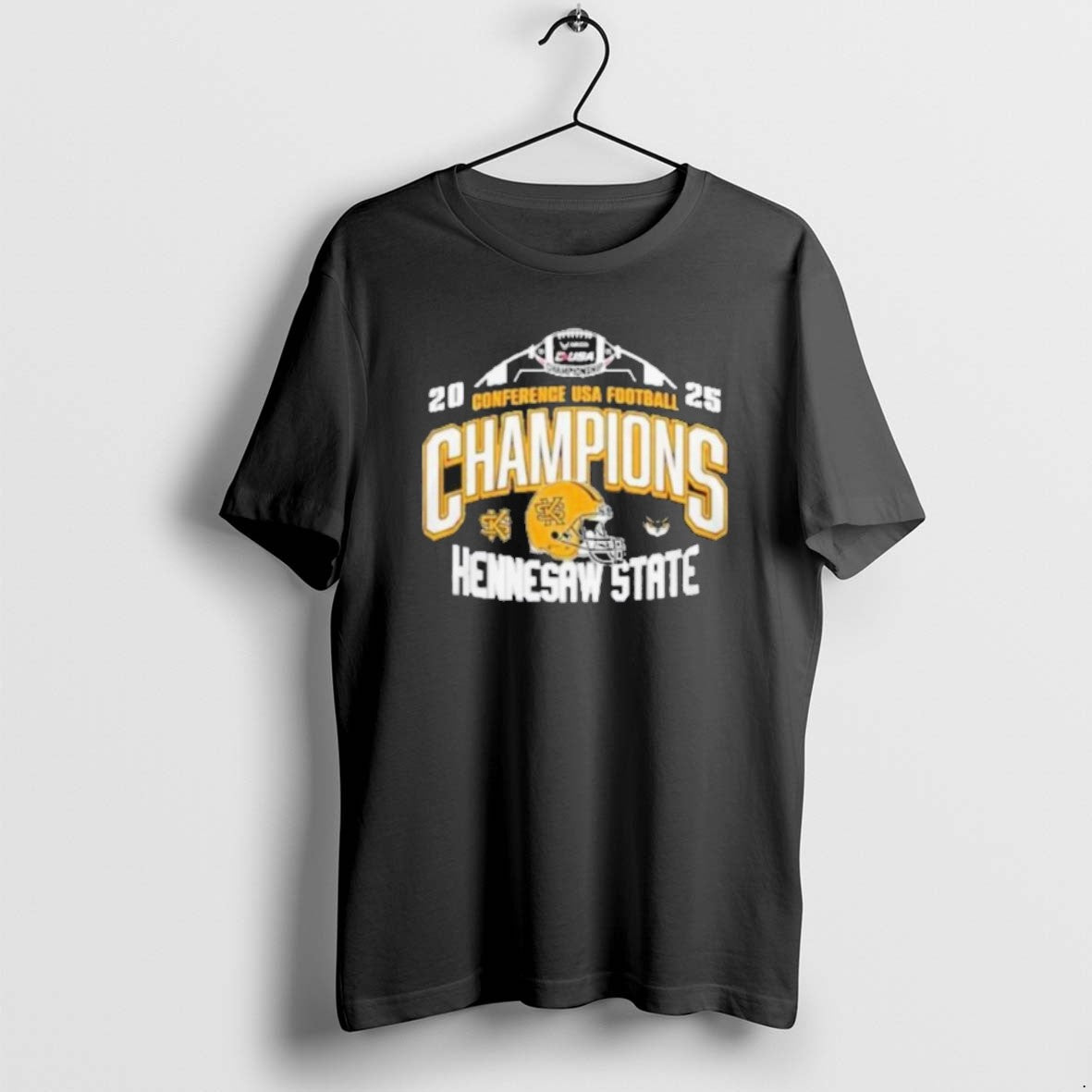Official Kennesaw State Owls 2025 Conference Usa Football Champions Helmet T-Shirts, Hoodie, Sweatshirt | PodTeesHub.com