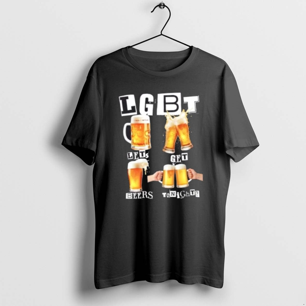 Official Lgbt Lets Get Beers Tonight T-Shirts, Hoodie, Sweatshirt | PodTeesHub.com
