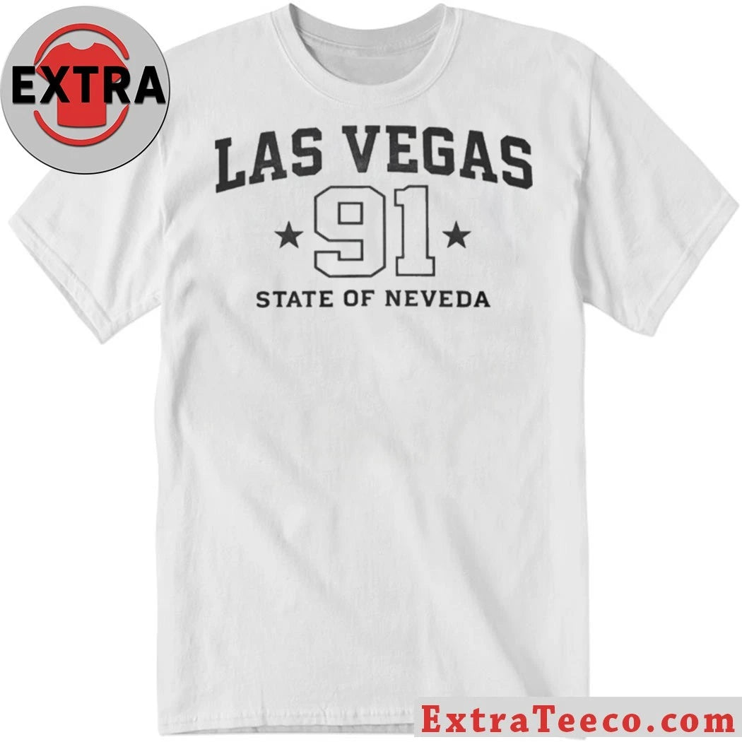 Official Las Vegas 91 State Of Nevada Tee Shirt