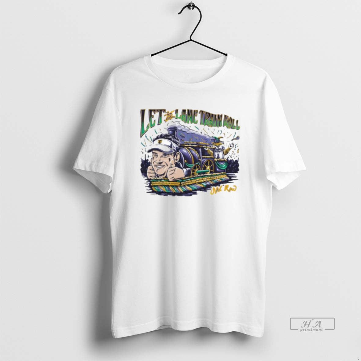 Official Let The Lane Train Roll Old Row T-Shirts, Hoodie, Sweatshirt | PodTeesHub.com