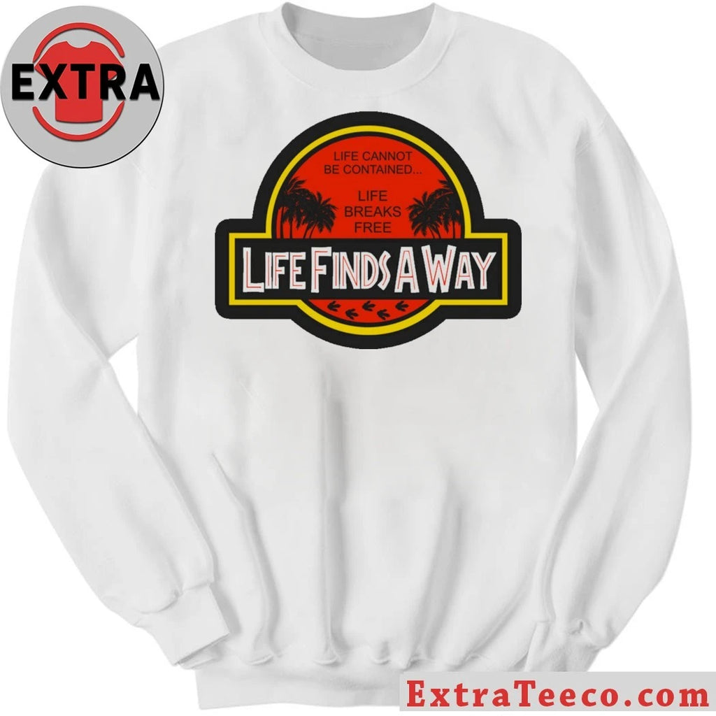 Official Life Finds A Way Logo T-shirt