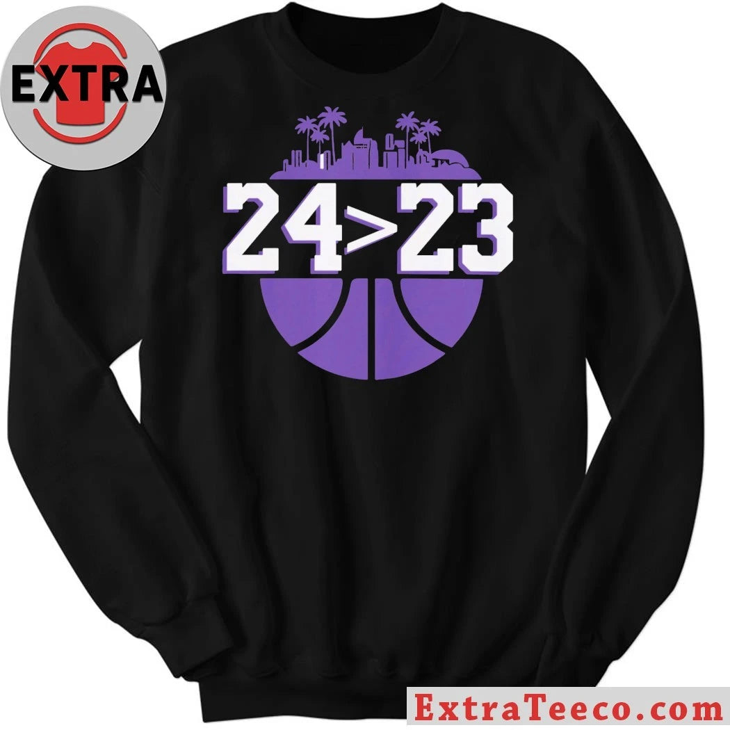 Official Los Angeles Lakers 24 Over 23 Shirt