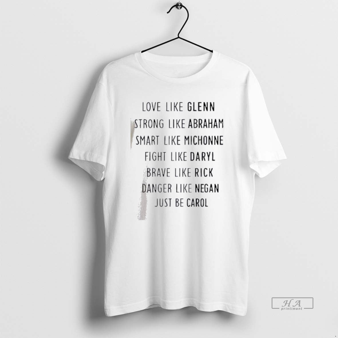 Official Love Like Glenn Strong Like Abraham Smart Like Michonne Fight Like Daryl T-Shirts, Hoodie, Sweatshirt