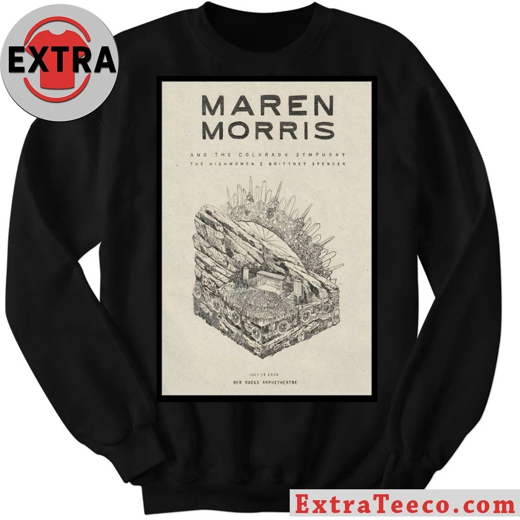 Official Maren Morris Red Rocks Amphitheatre In Morrison CO July 19 2026 Poster Shirt