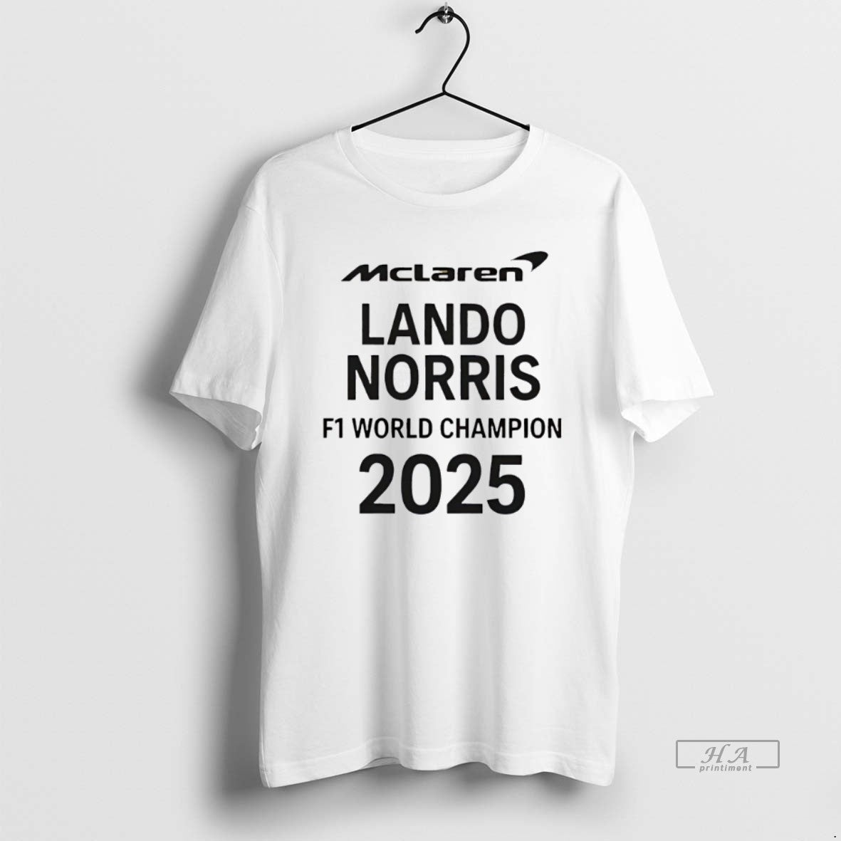 Official Mclaren Lando Norris F1 World Champion 2025 T-Shirts, Hoodie, Sweatshirt | PodTeesHub.com
