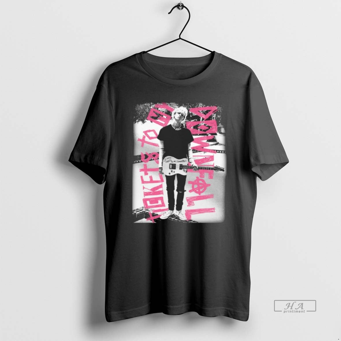 Official Mgk Merch Tickets To My Downfall Anniversary Reflective T-Shirts, Hoodie, Sweatshirt | PodTeesHub.com