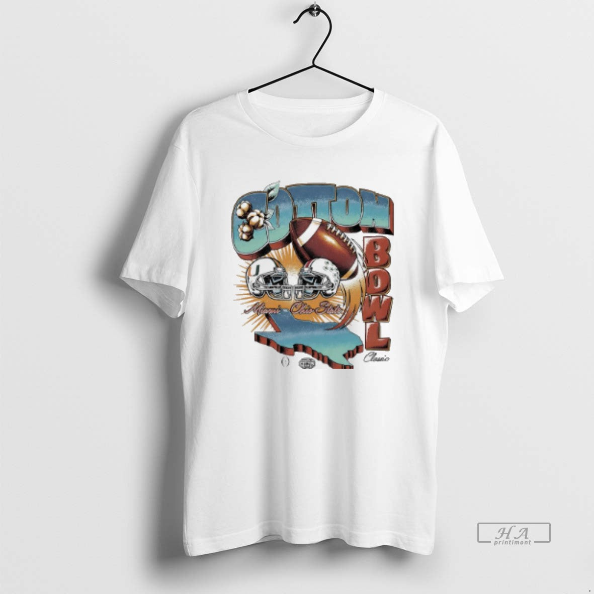 Official Miami Vs Ohio State 2025 Cotton Bowl Classic Matchup Vintage T-Shirts, Hoodie, Sweatshirt | PodTeesHub.com