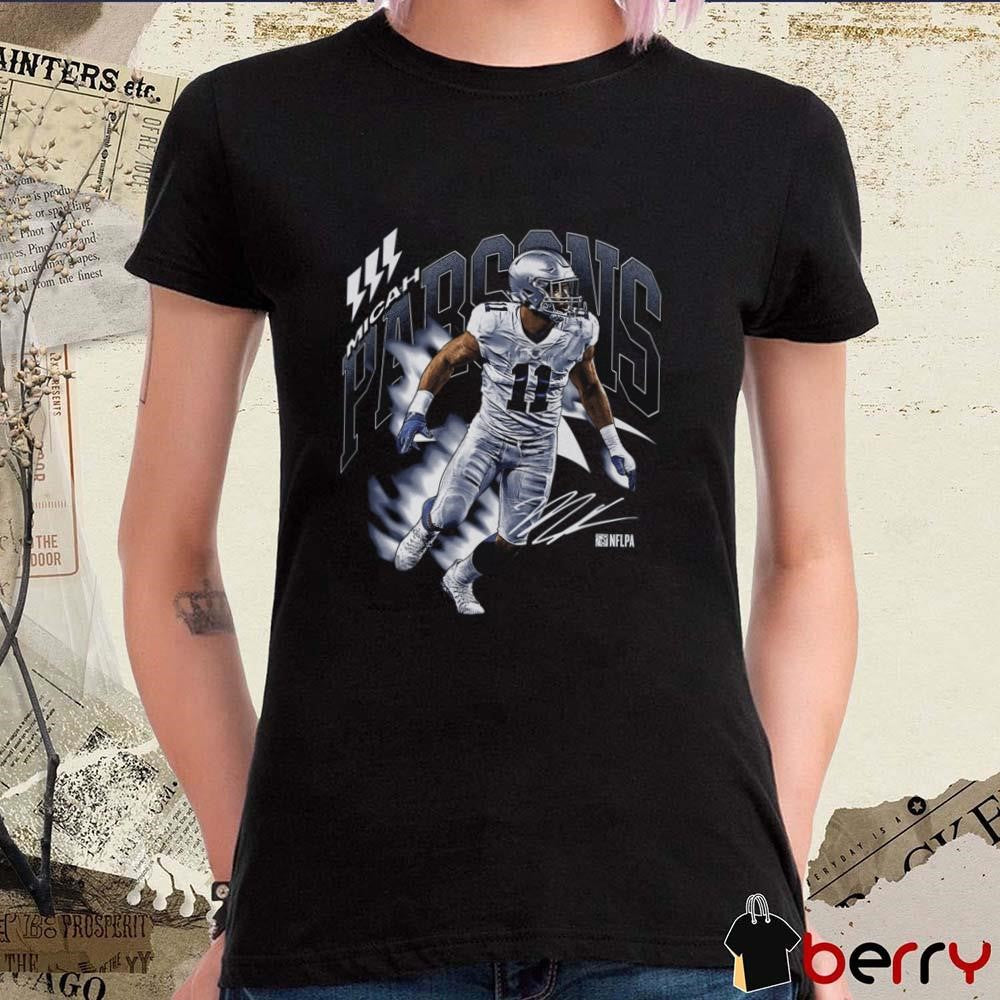 Micah Parsons Dallas Cowboys Signature Retro t-shirt