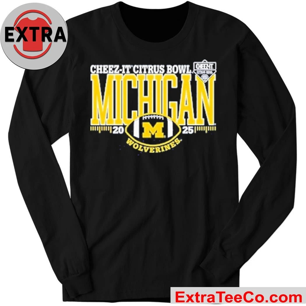 Official Michigan Wolverines Navy Blue Blue 84 2025 Citrus Bowl Shirt