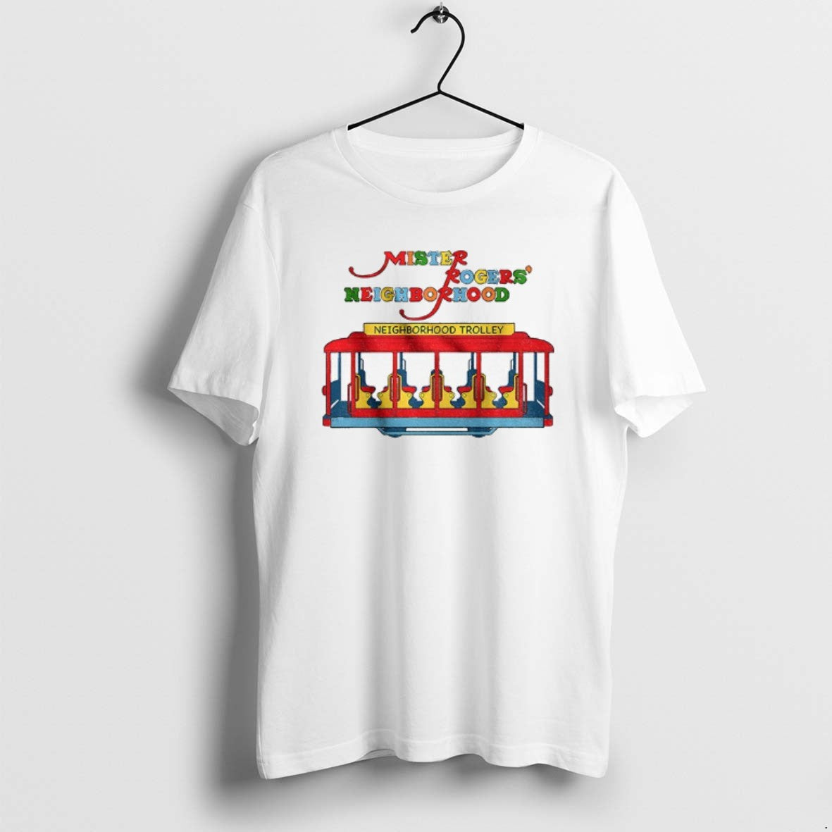 Official Mister Rogers Neighborhood Trolley T-Shirts, Hoodie, Sweatshirt | PodTeesHub.com