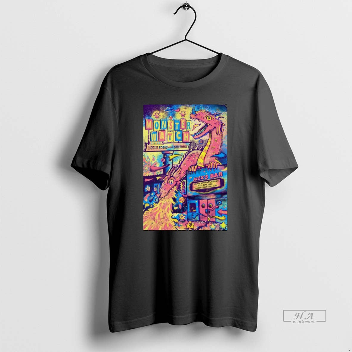 Official Monsterwatch December 21 2025 Alexs Bar In Long Beach Ca T-Shirts, Hoodie, Sweatshirt | PodTeesHub.com
