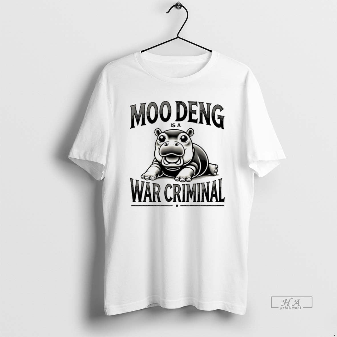 Official Moo Deng Is A War Criminal T-Shirts, Hoodie, Sweatshirt | PodTeesHub.com