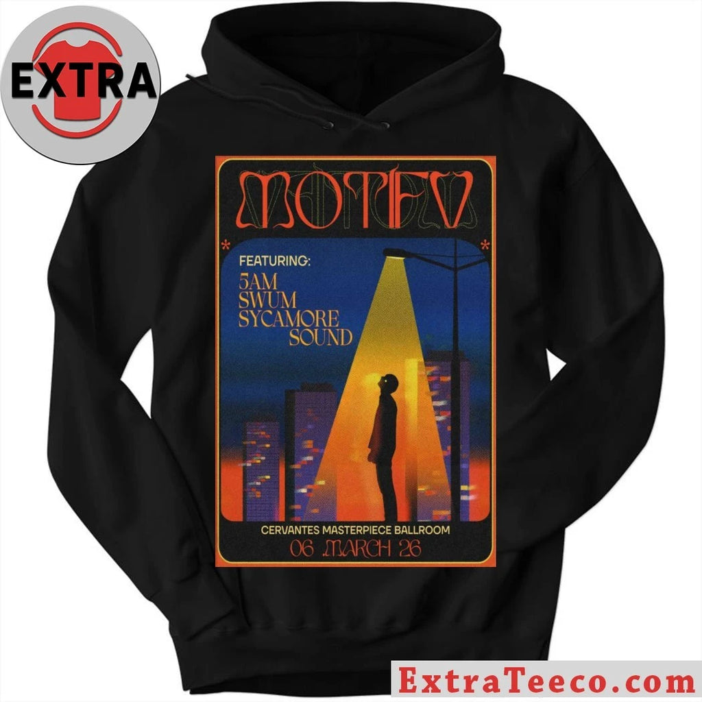 Official Motifv March 6 2026 At Cervantes Masterpiece Ballroom Show Poster Shirt