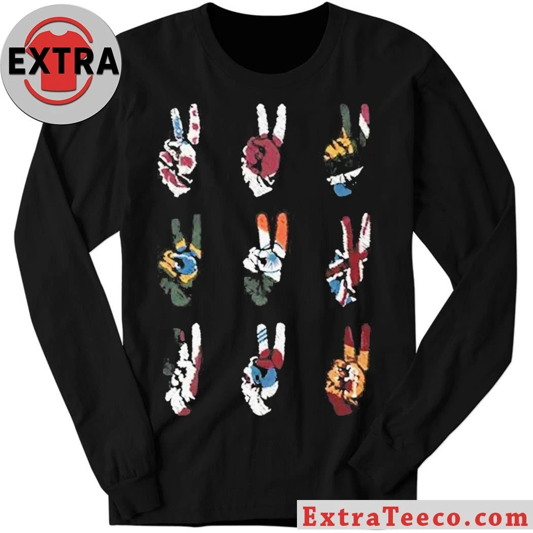 Official Multi Peace Hand by John Varvatos Shirt