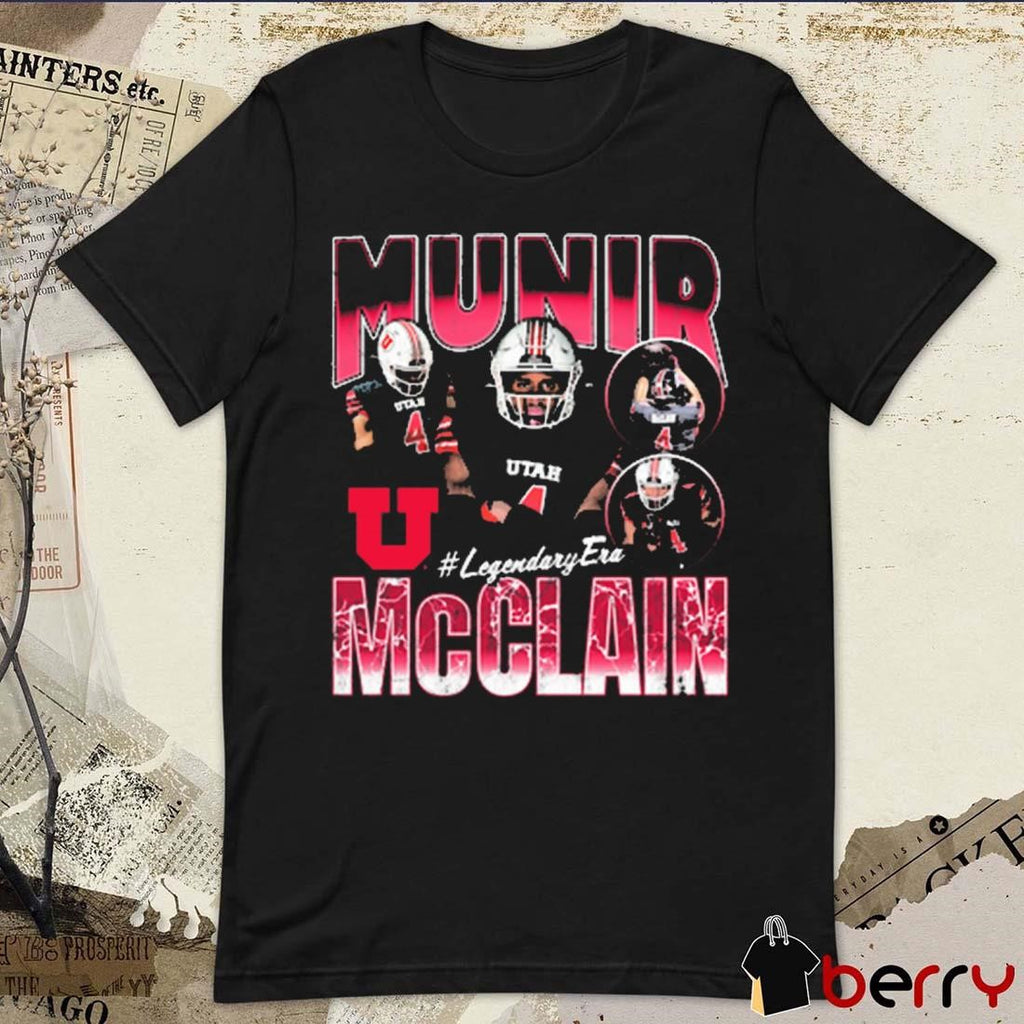 Munir McClain Utah Utes Legendary Era Graphic t-shirt