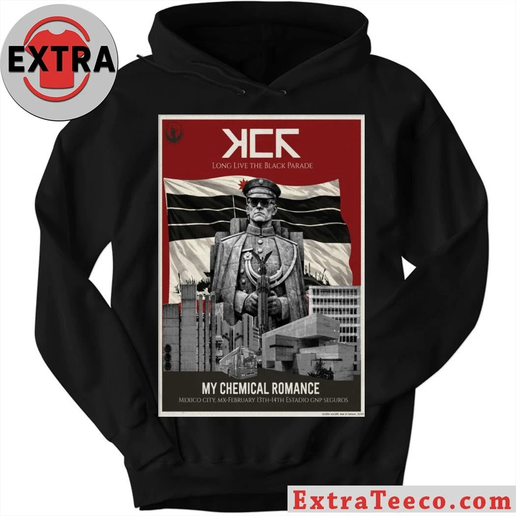 Official My Chemical Romance February 14 2026 Estadio GNP Seguros Mexico City, Mexico Poster T-Shirt