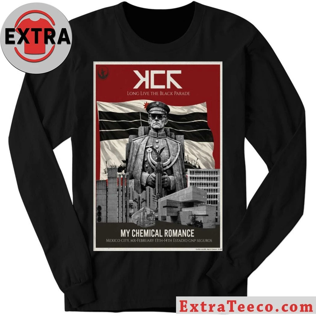 Official My Chemical Romance February 14 2026 Estadio GNP Seguros Mexico City, Mexico Poster T-Shirt