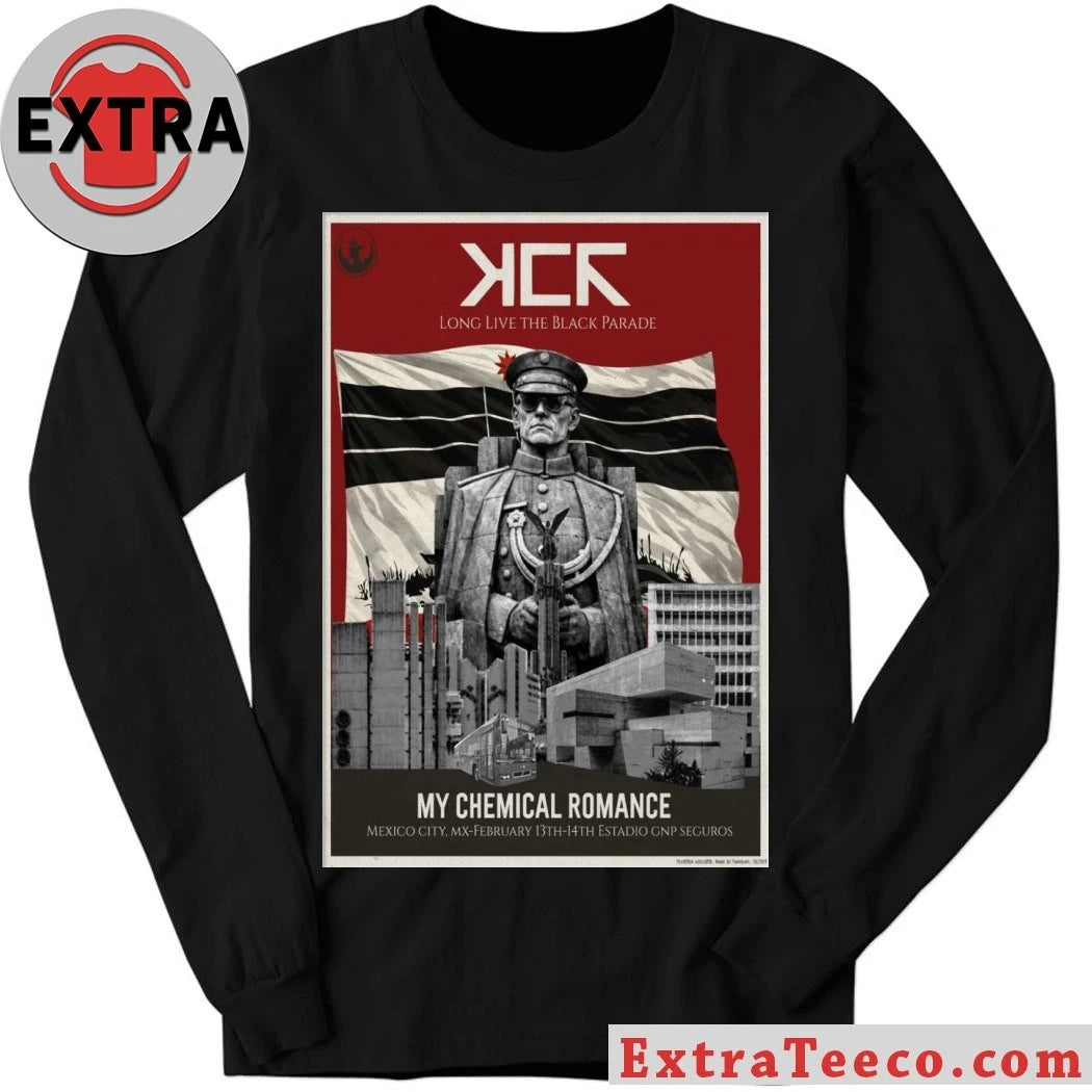 Official My Chemical Romance February 14 2026 Estadio GNP Seguros Mexico City, Mexico Poster T-Shirt