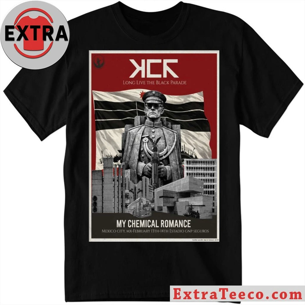Official My Chemical Romance February 14 2026 Estadio GNP Seguros Mexico City, Mexico Poster T-Shirt