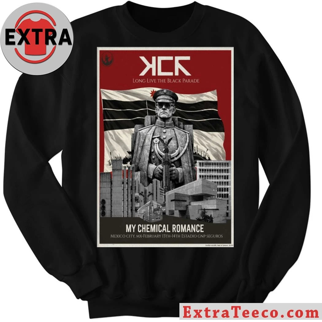 Official My Chemical Romance February 14 2026 Estadio GNP Seguros Mexico City, Mexico Poster T-Shirt