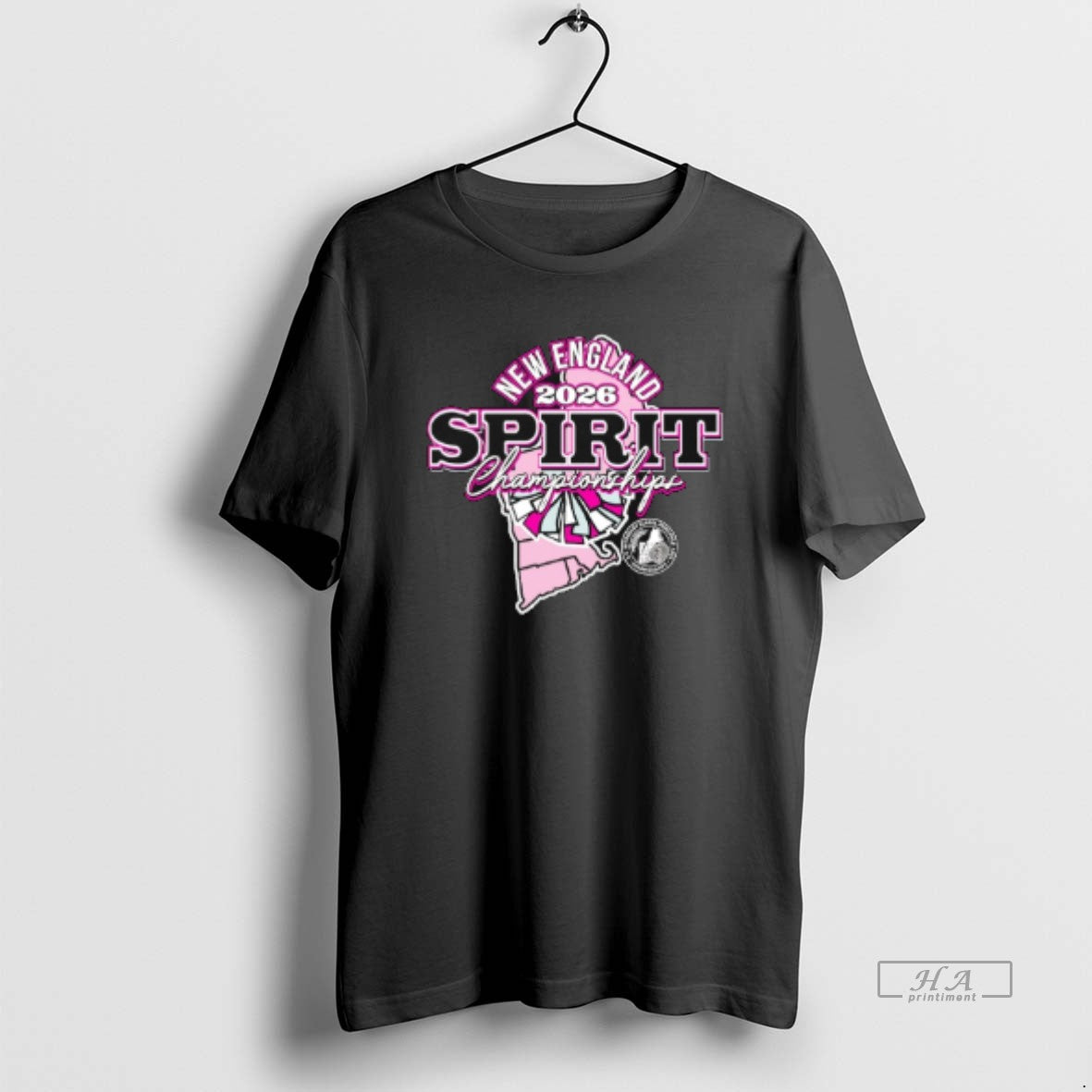 Official New England Necsspa Spirit Championships 2026 Logo T-Shirts, Hoodie, Sweatshirt | PodTeesHub.com