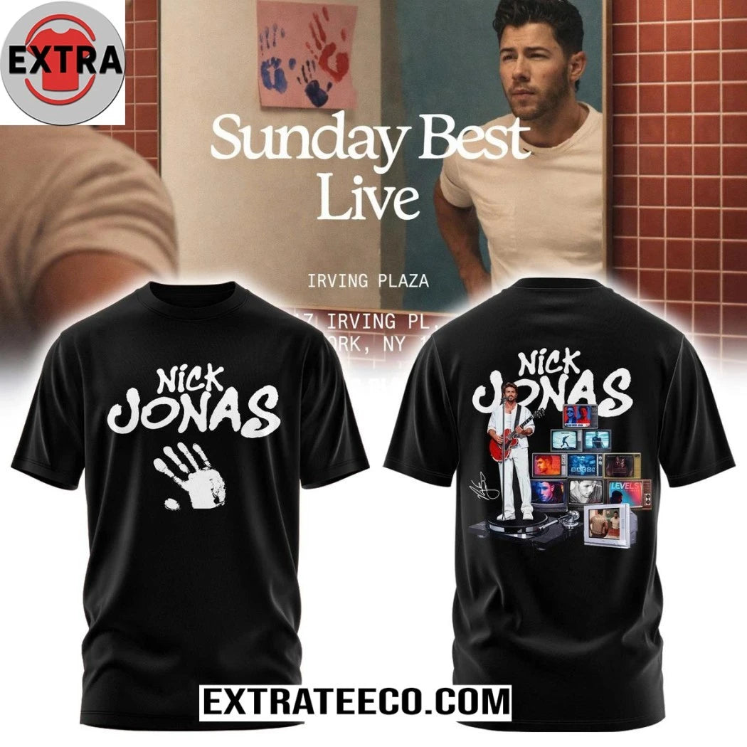 Official Nick Jonas Sunday Best Live 2026 Hoodie T-Shirt