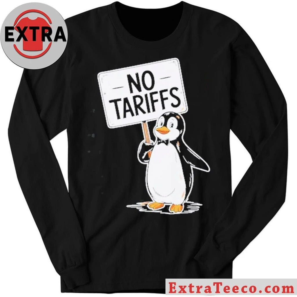 Official No Tariffs Taxes Penguin Shirt