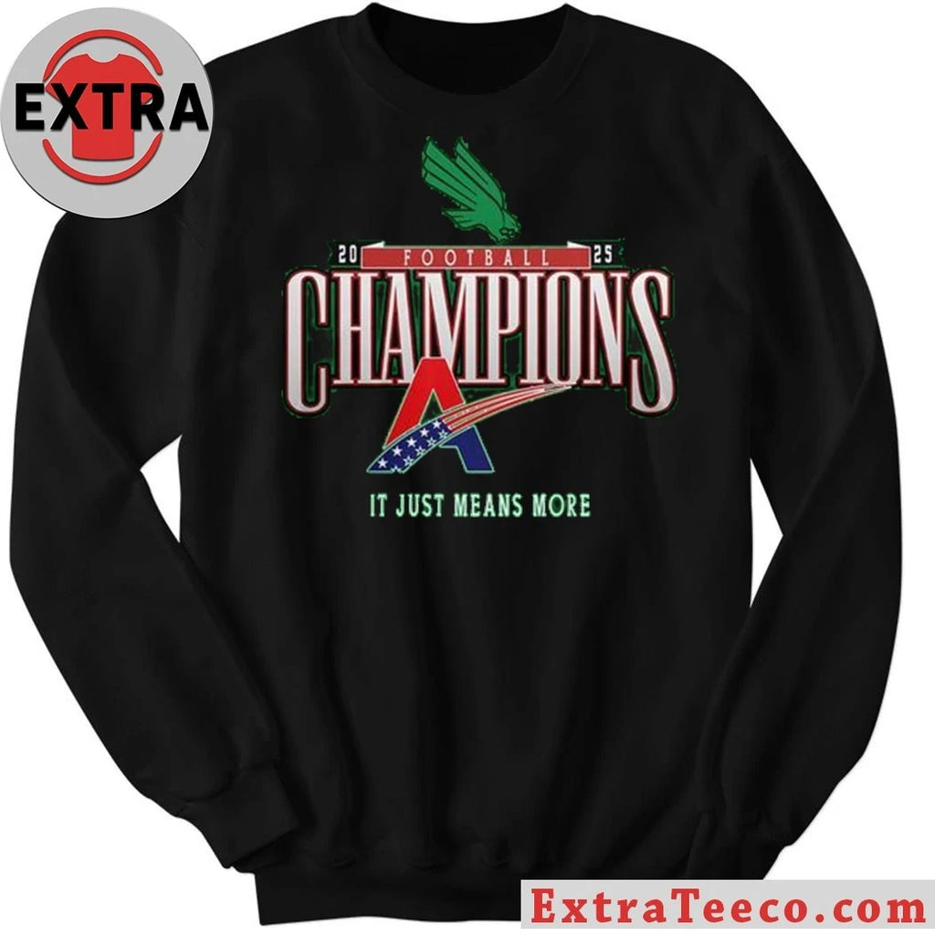 Official North Texas Mean Green American Conference Champions 2025 Football Shirt