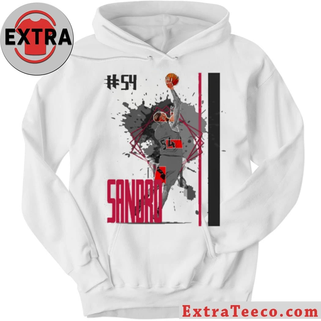 Official Number 54 Sandro Mamukelashvili basketball Player Raptors T-Shirt