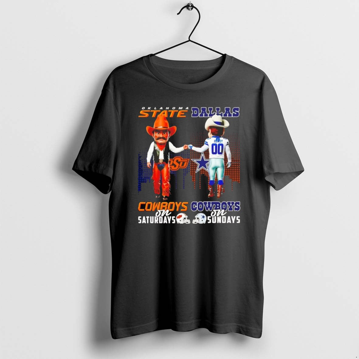 Official Osu Cowboys On Saturdays Dallas Cowboys On Sundays Mascot Chriast T-Shirts, Hoodie, Sweatshirt | PodTeesHub.com