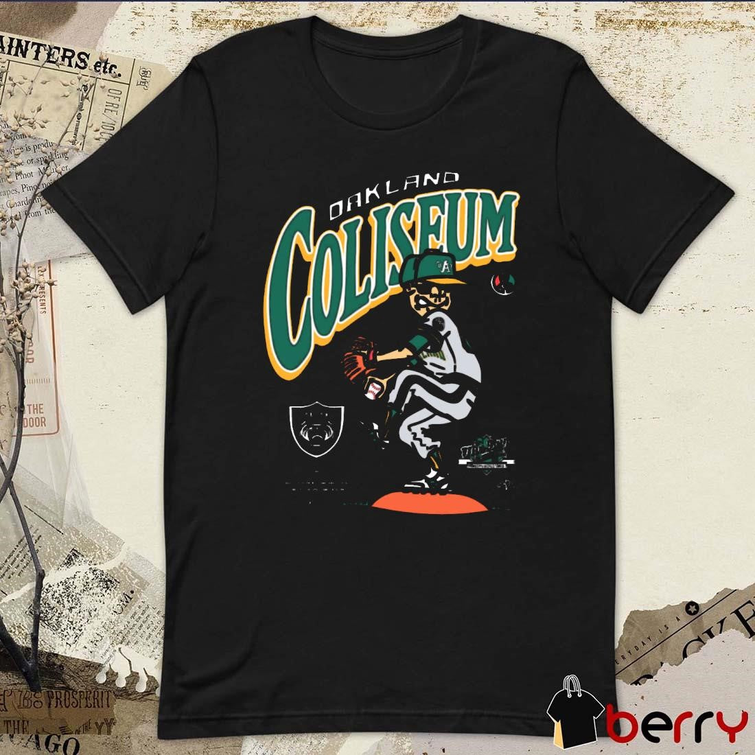 Oakland Athletics Oakland Coliseum The Bay Makes The World Takes t-shirt