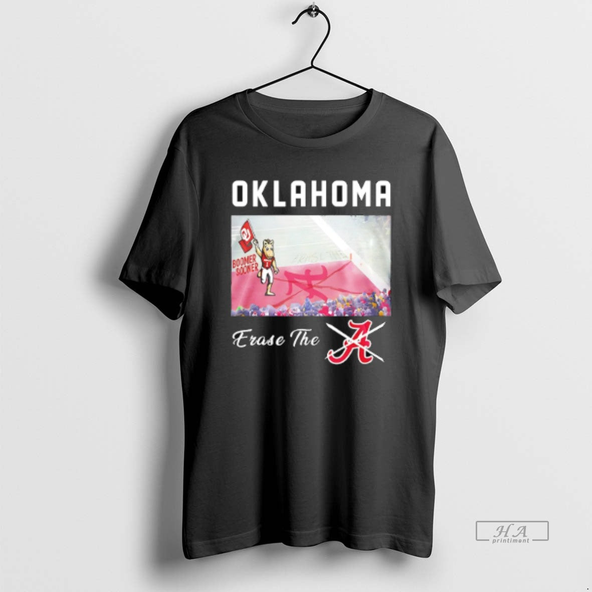 Official Oklahoma Sooners Erase The Not A Alabama T-Shirts, Hoodie, Sweatshirt | PodTeesHub.com