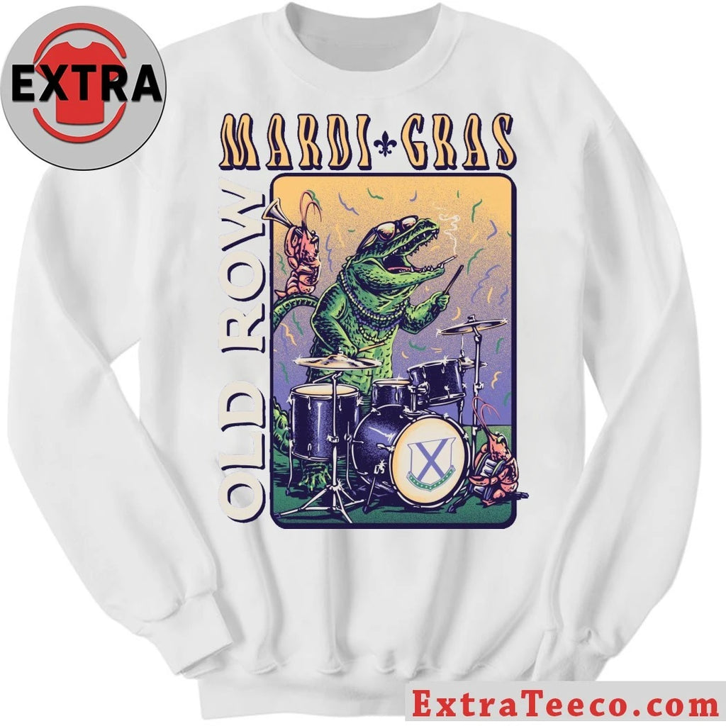 Official Old Row Mardi Gras Gator Band Shirt